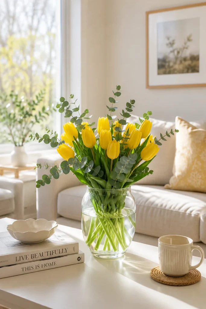 Bring in Fresh Flowers and Greenery