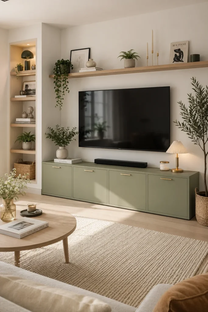 Besta with Custom Paint or Wallpaper Door Fronts
