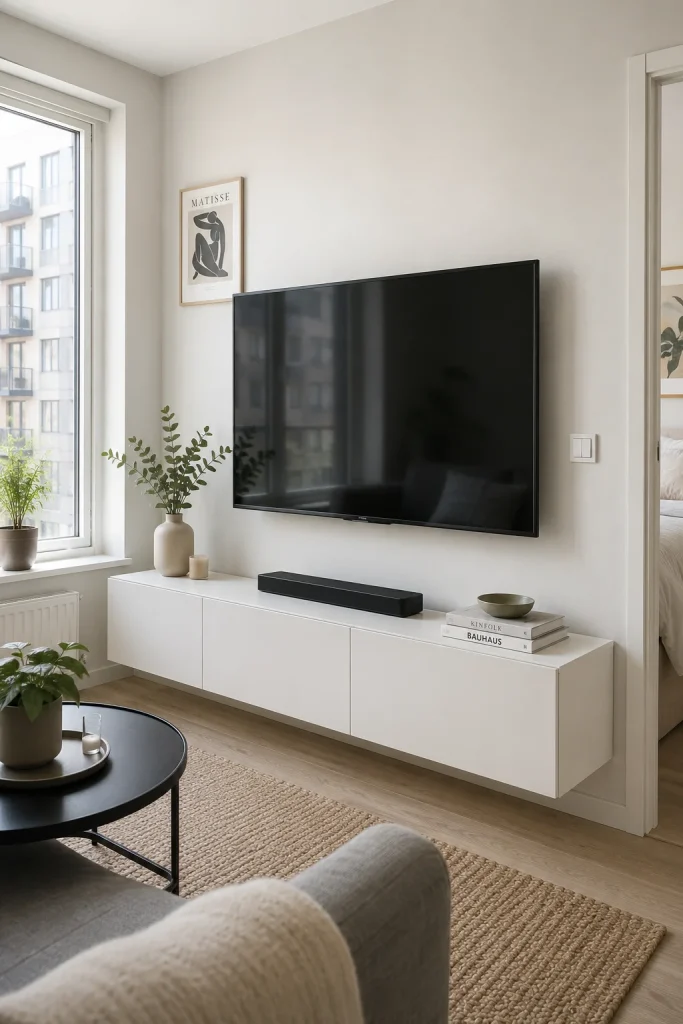 Besta in a Small Apartment Living Room