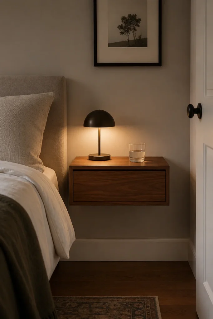 Install a Small Floating Nightstand