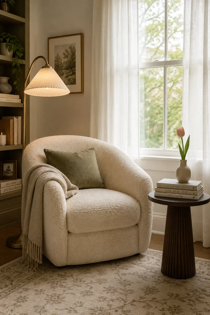32 Spring Home Decor Ideas for a Fresh Stylish Seasonal Look 14 Set Up a Reading Nook