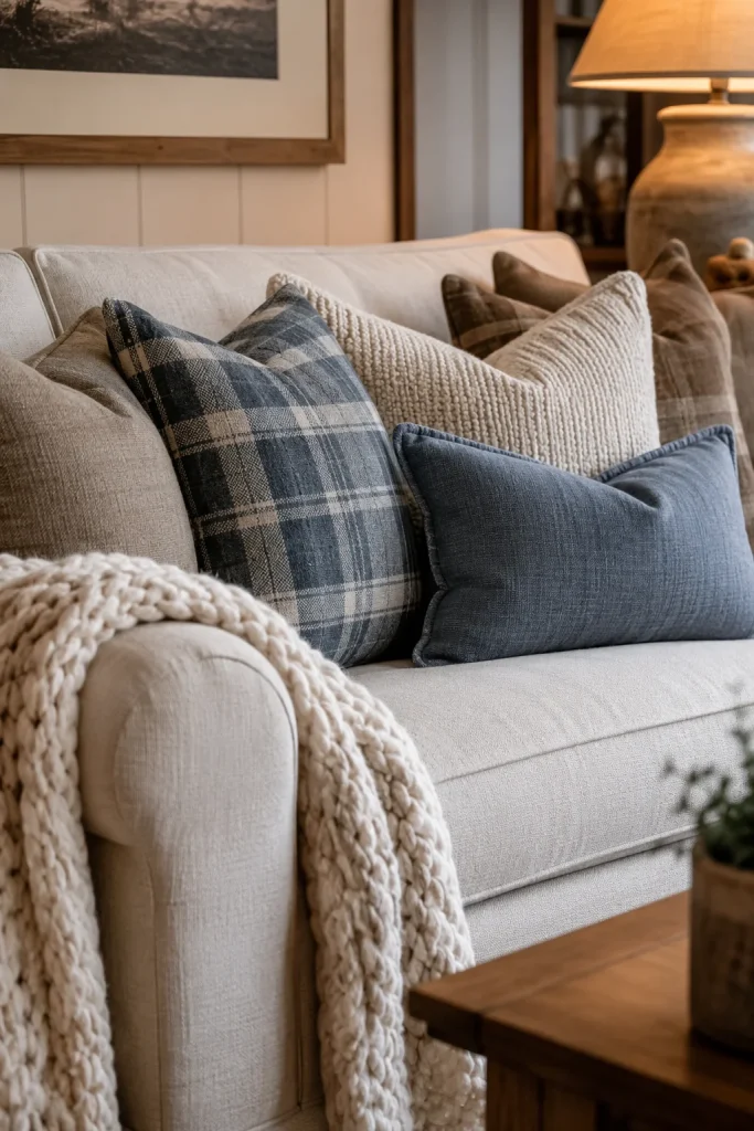  Throw and Pillow Layering for Lived-In Comfort