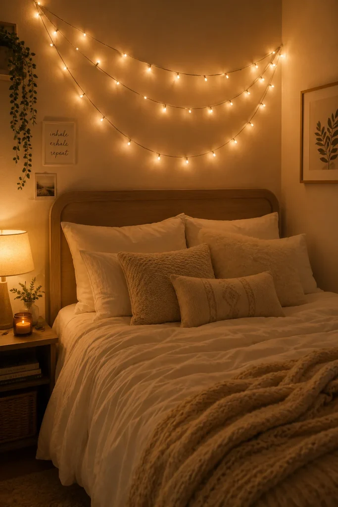 Use String Lights for Warm Ambient Lighting