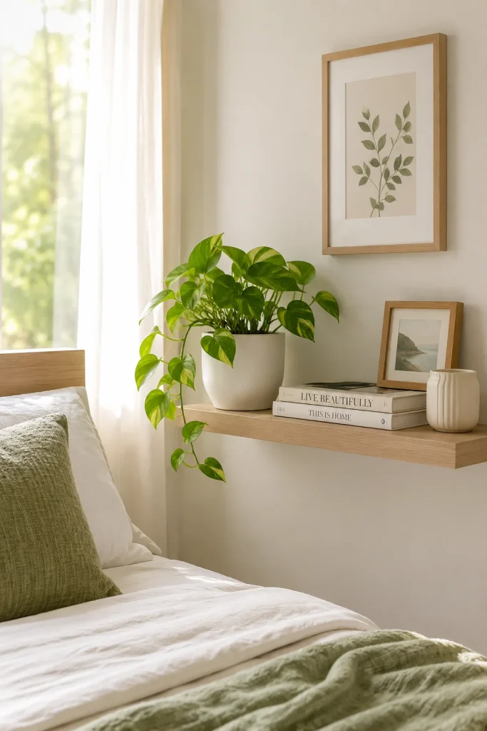 Add a Small Indoor Plant for Life and Color