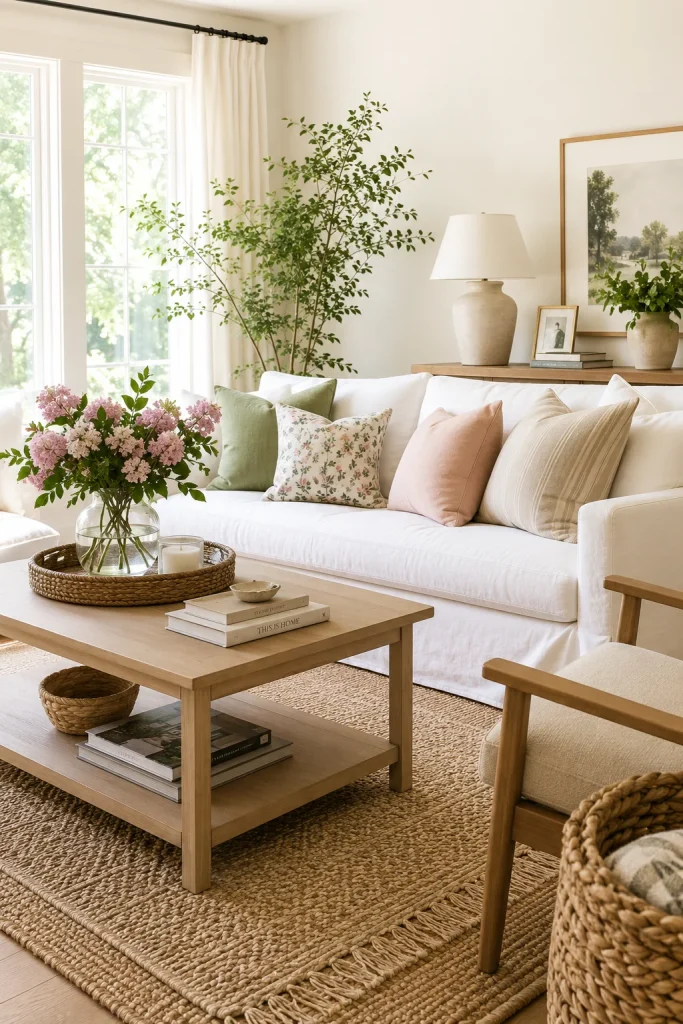 Layer Natural Textures Like Jute and Cotton