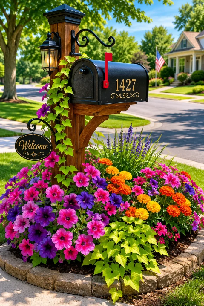  Mailbox Flower Garden That Makes Your Curb Stand Out