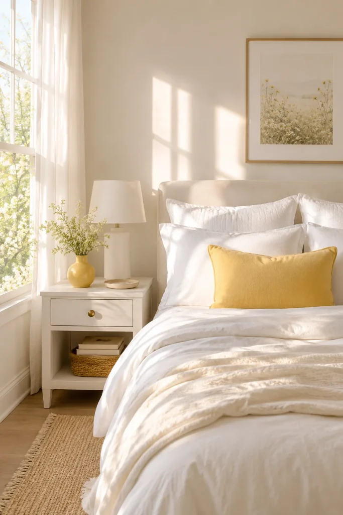 Use Soft Yellow as a Warm Accent Color