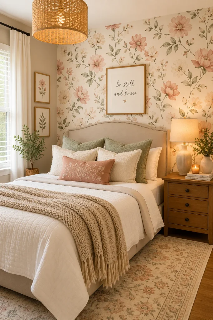 Add a Statement Wall With Peel-and-Stick Wallpaper