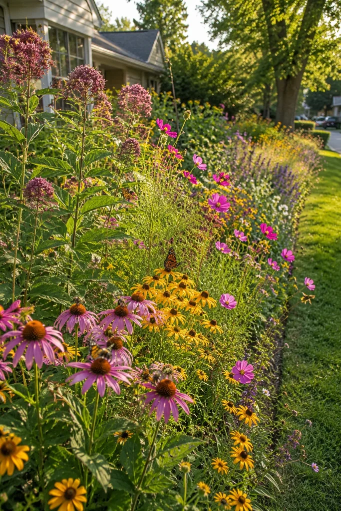 Pollinator Wildflower Strip for Bees and Butterflies