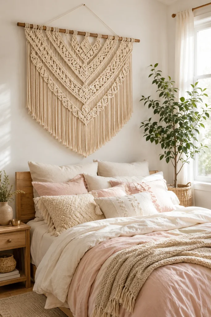 Hang a Macramé Wall Hanging