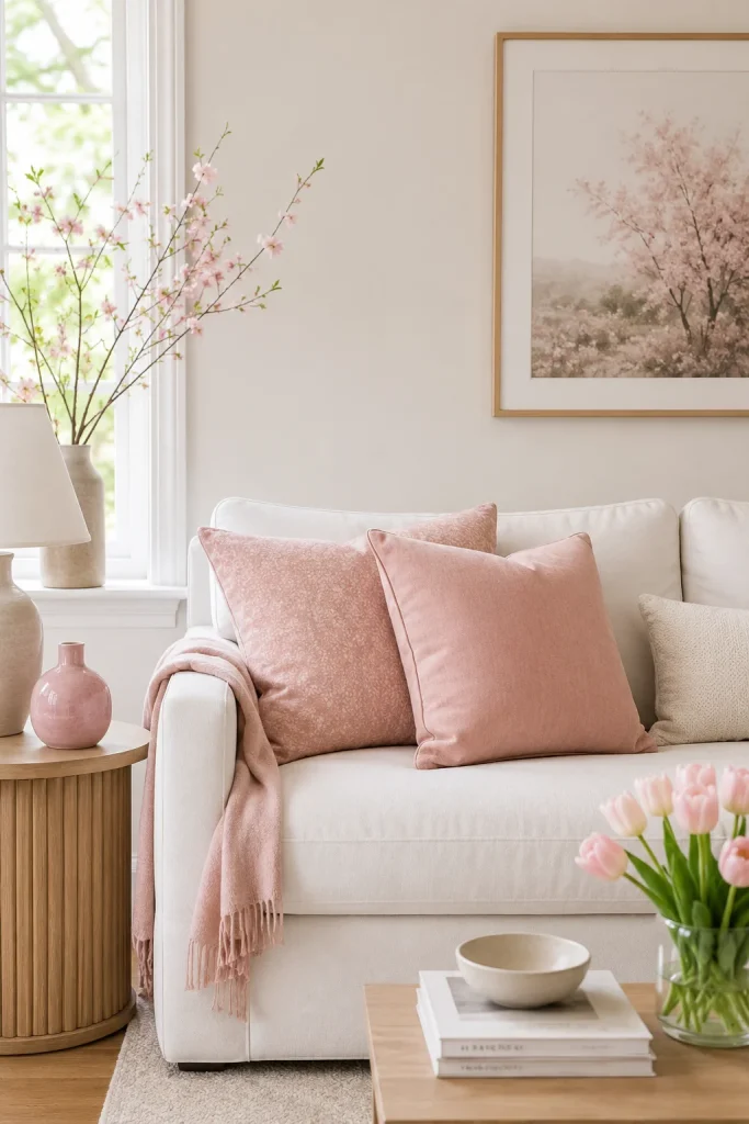 Incorporate Blush Tones as an Accent Color