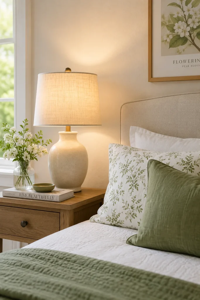 Replace Old Lampshades with Linen Ones