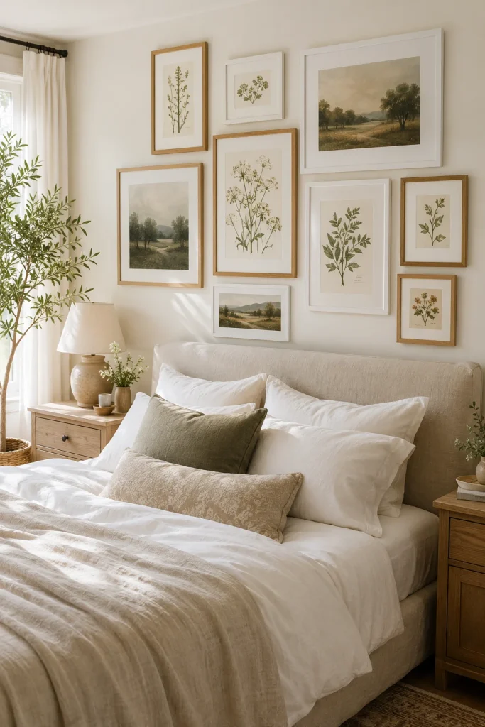 Create a Gallery Wall with Nature-Themed Art