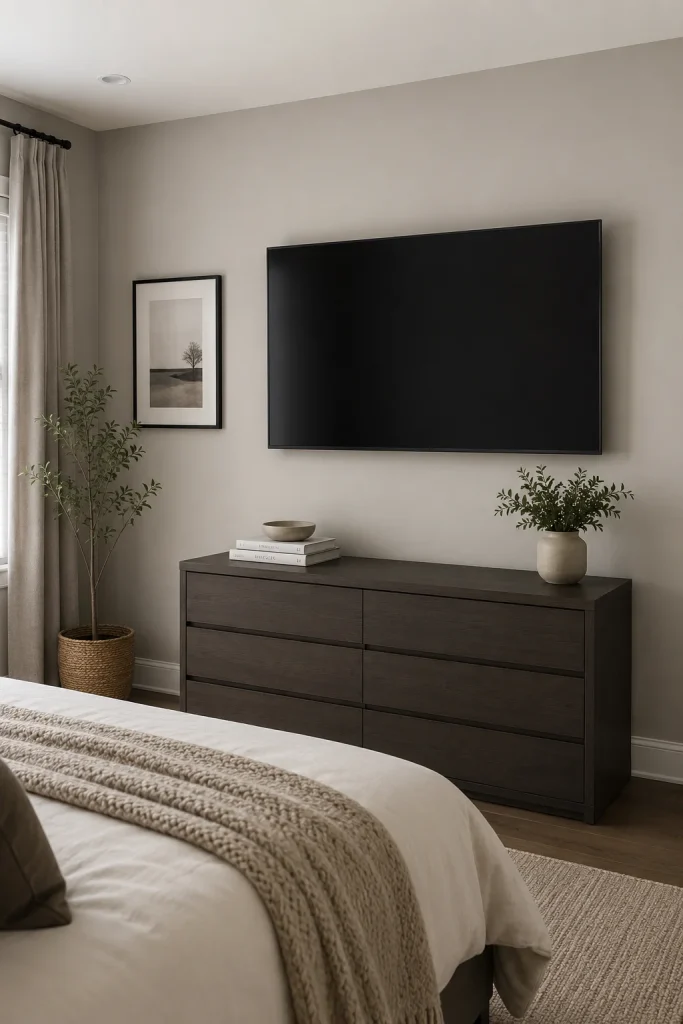 Mount the TV on the Wall to Free Up Surface Space