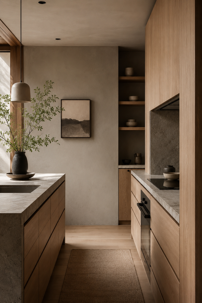 29 Modern Luxury Kitchen Ideas for Small Space Designs 25 Wall-Mounted Range Hood as a Design Feature