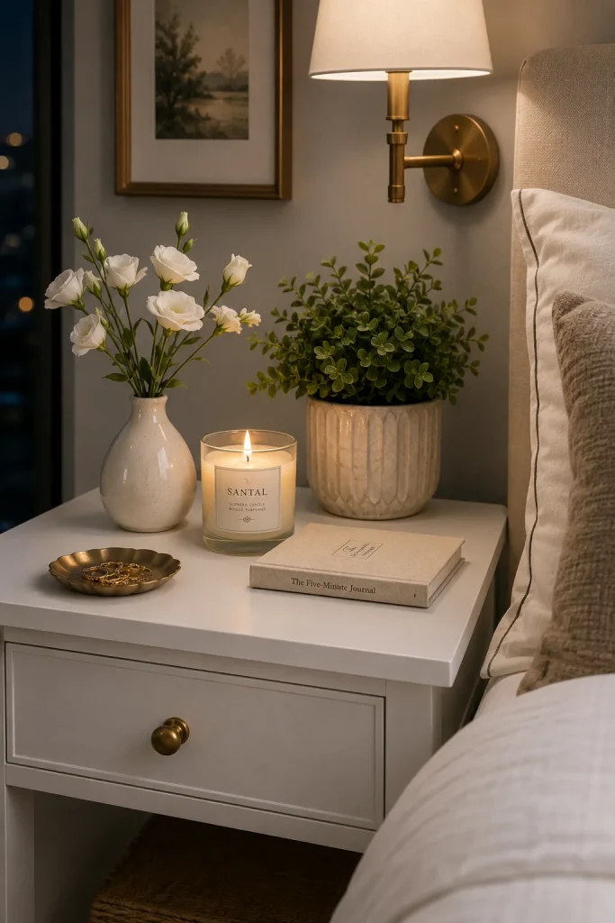 Style Your Nightstand Like a Mini Vignette
