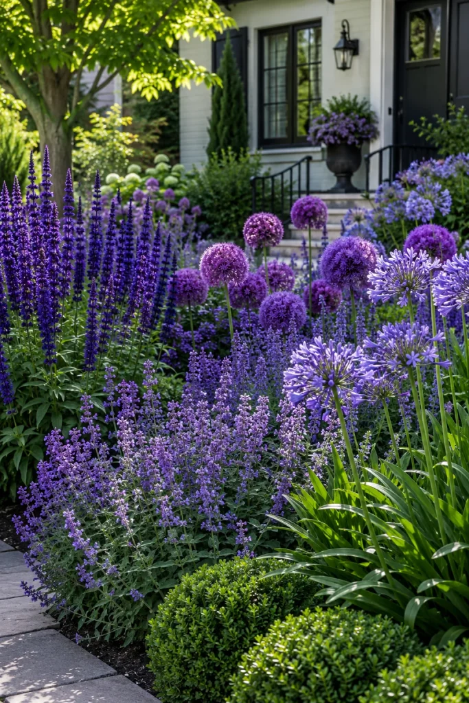 Color-Themed One-Tone Garden in a Single Bold Hue