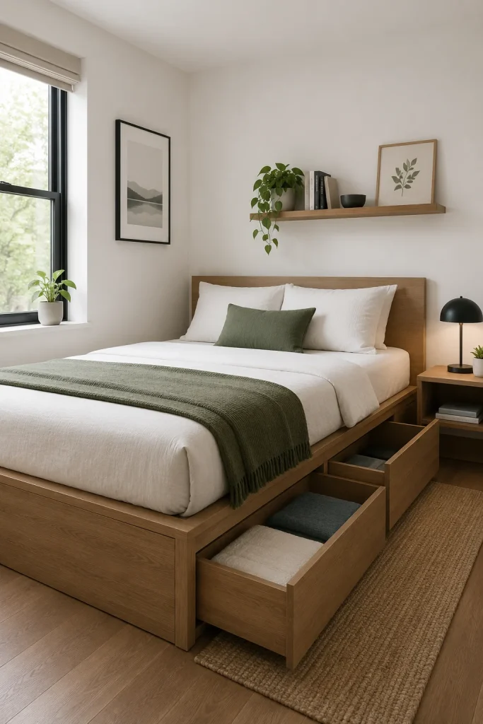 Choose a Bed Frame With Built-In Storage