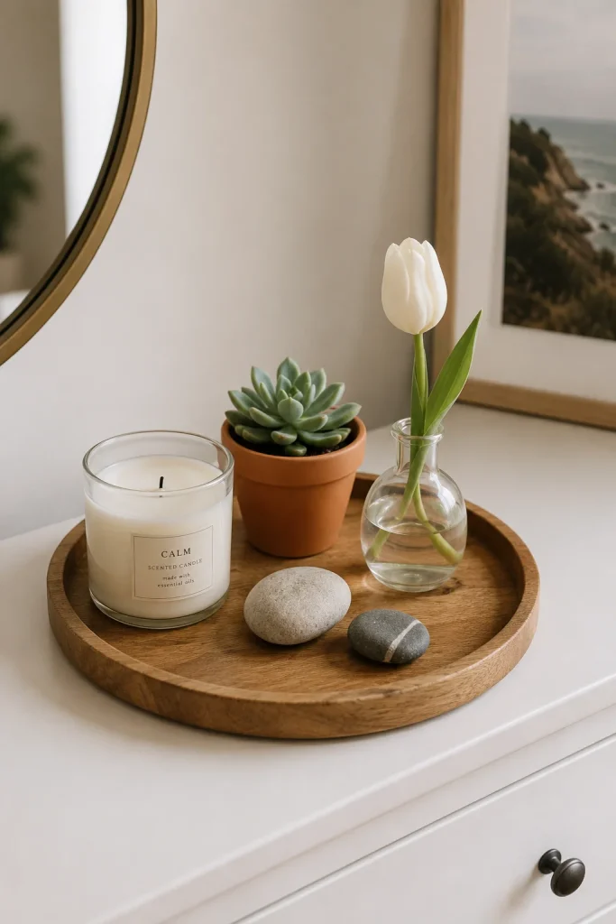 32 Spring Home Decor Ideas for a Fresh Stylish Seasonal Look 31 31. Display a Spring Themed Tray