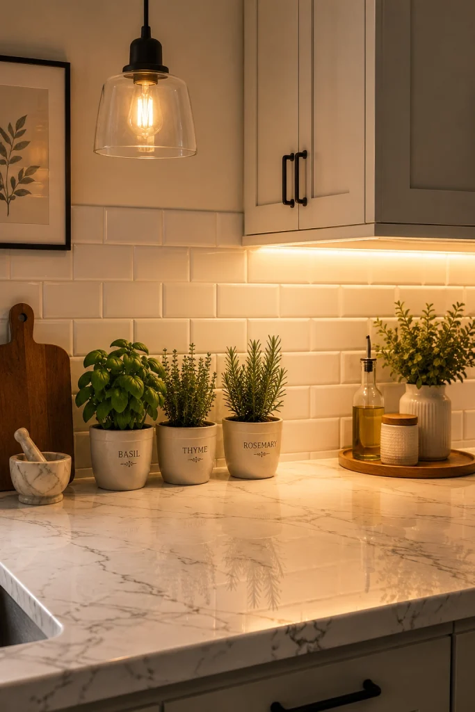 32 Best Small Galley Kitchen Remodel Ideas to Maximize Space 4 Add Under-Cabinet LED Strip Lighting