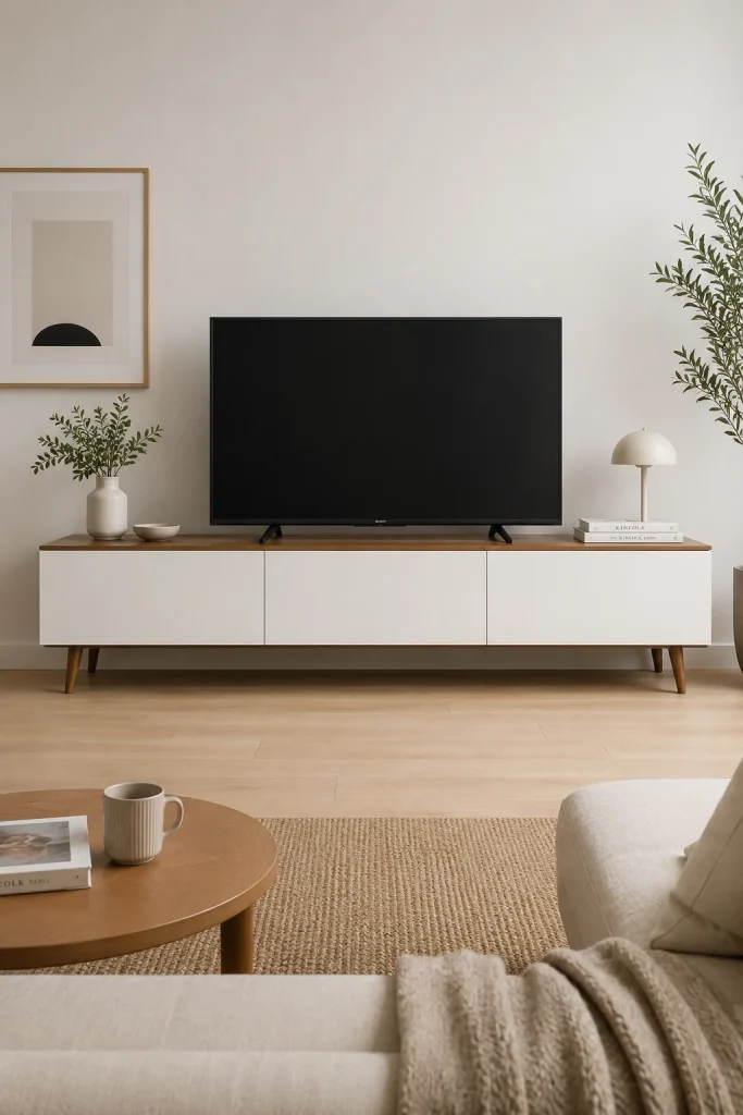  Besta TV Bench with Leg Inserts