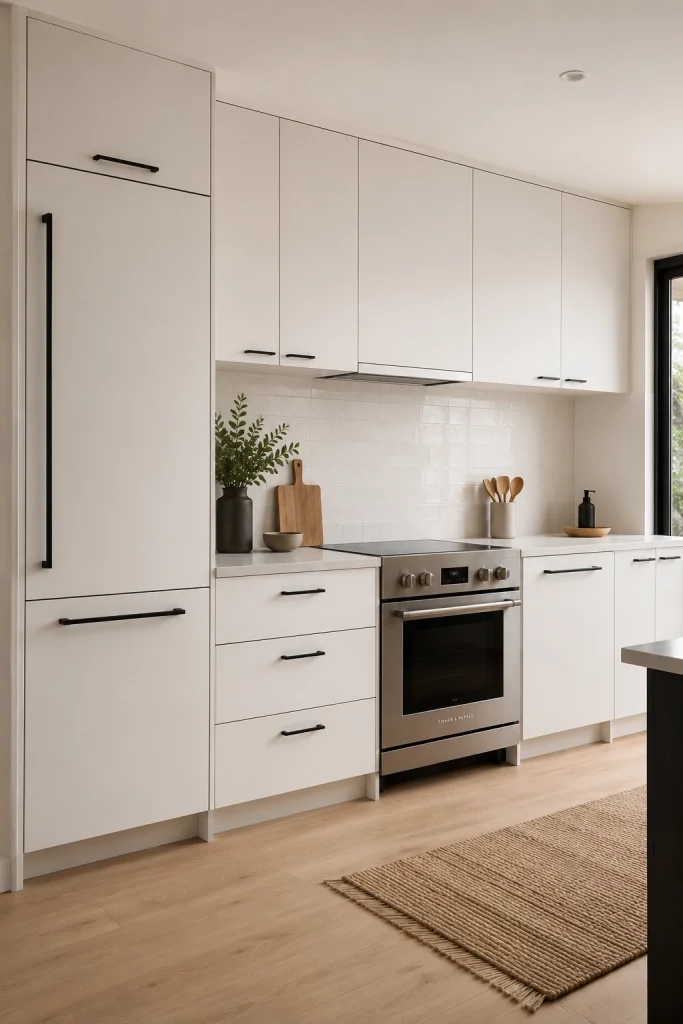 32 Best Small Galley Kitchen Remodel Ideas to Maximize Space 6 Choose Slim or Counter-Depth Appliances
