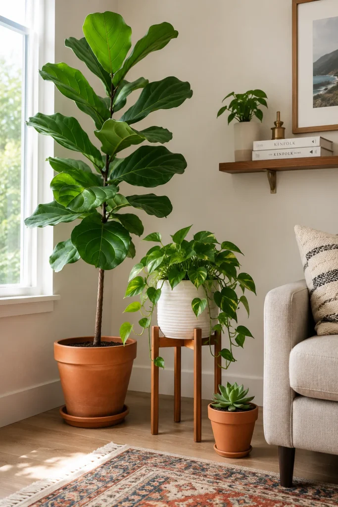 32 Spring Home Decor Ideas for a Fresh Stylish Seasonal Look 8 Put Plants Everywhere