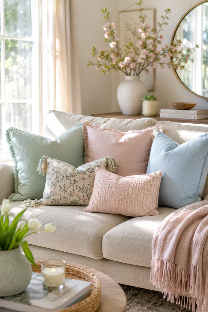 Swap in Pastel Throw Pillows