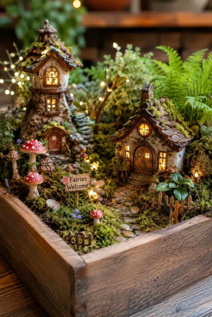 31 Creative DIY Garden Decor Ideas for Indoor & Outdoor Spaces 10 10. DIY Fairy Garden