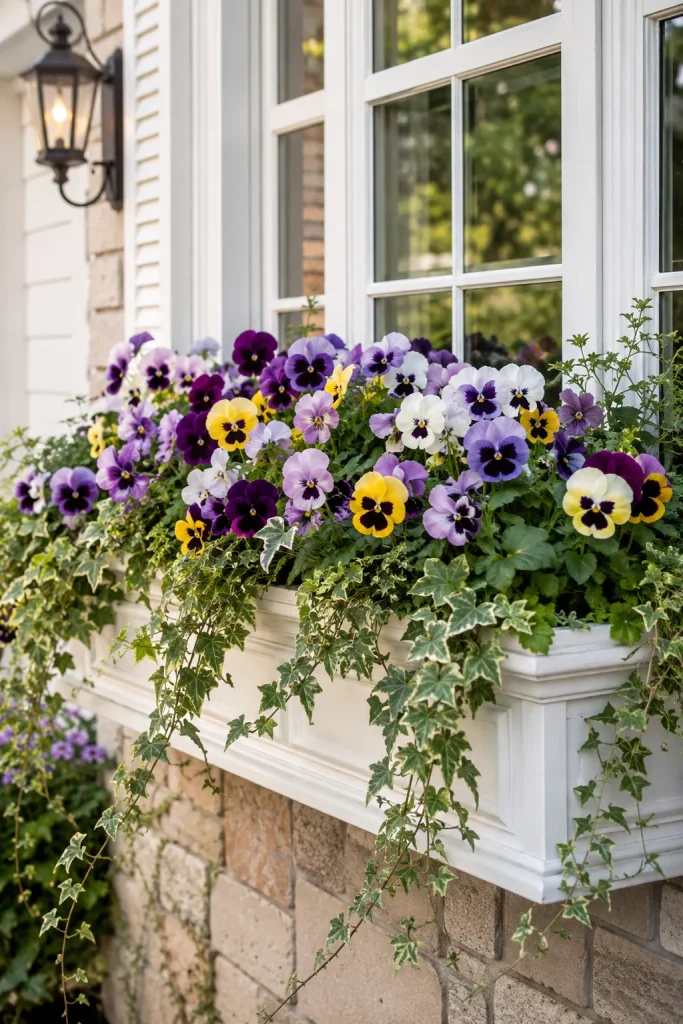 13. Window Boxes Overflowing with Flowers