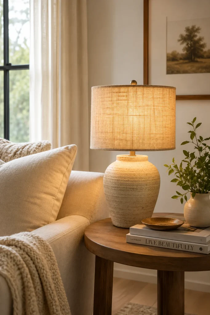 Swap Lamp Shades for a Brighter Look