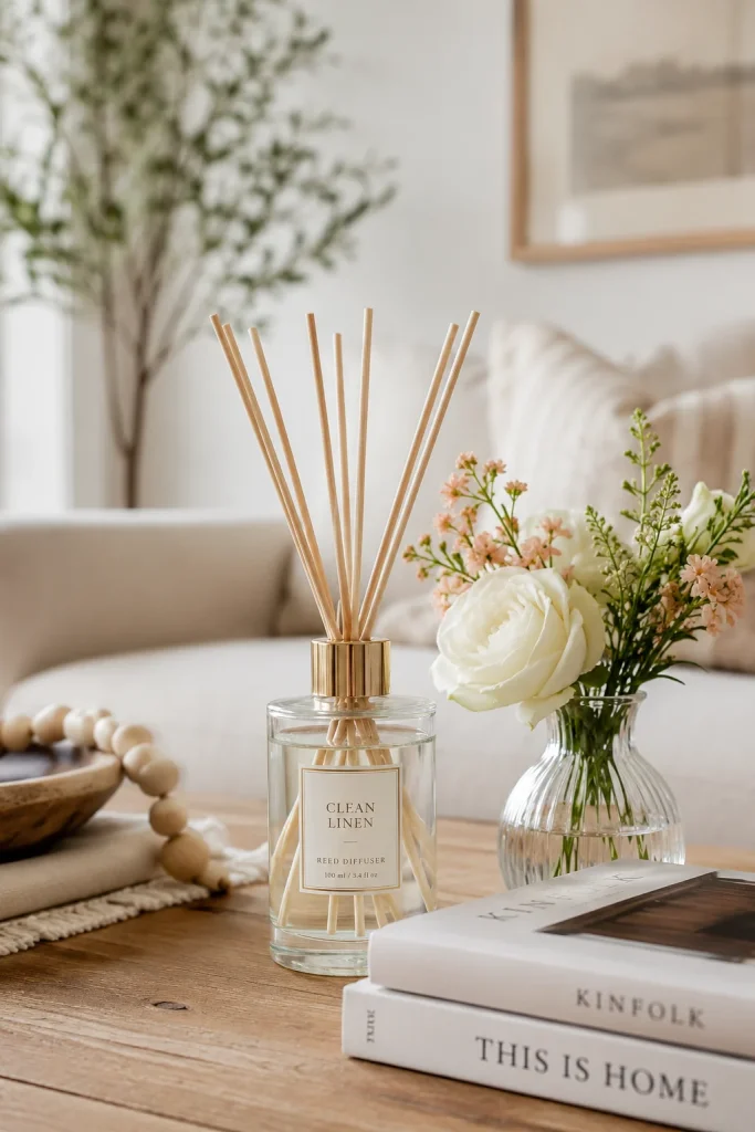 Use Spring-Scented Reed Diffusers