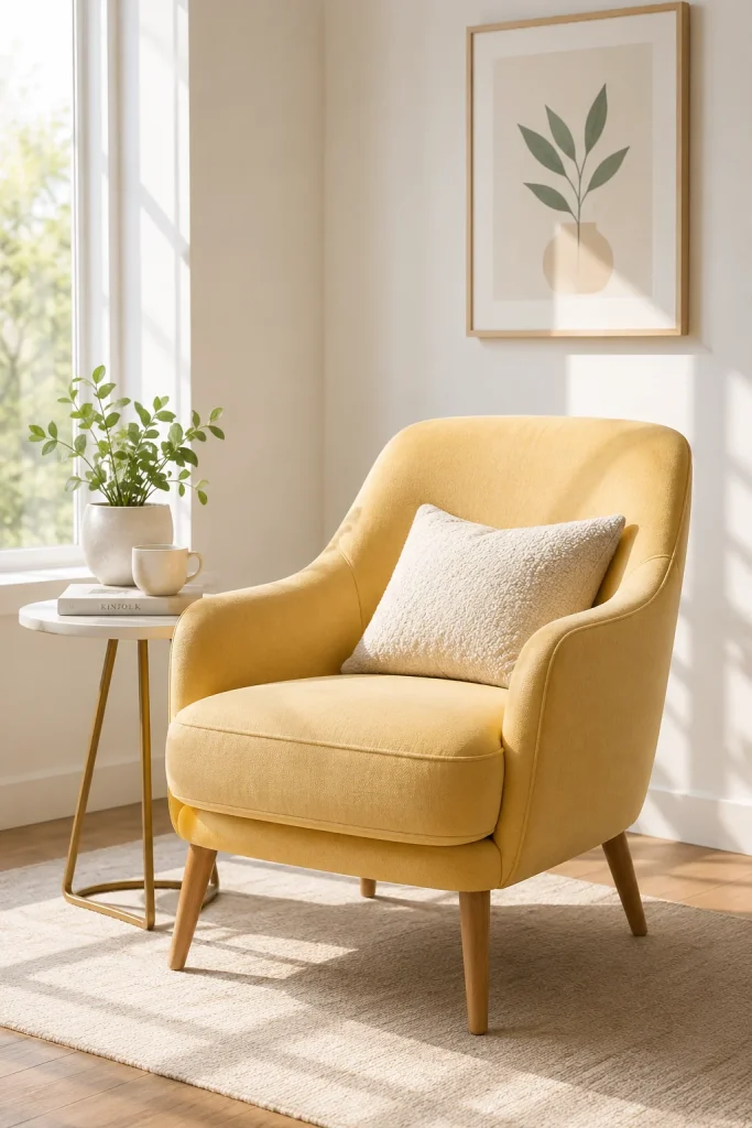 27 Spring Home Decor Ideas to Refresh Your Space in Style 19 19. Add a Pastel Accent Chair