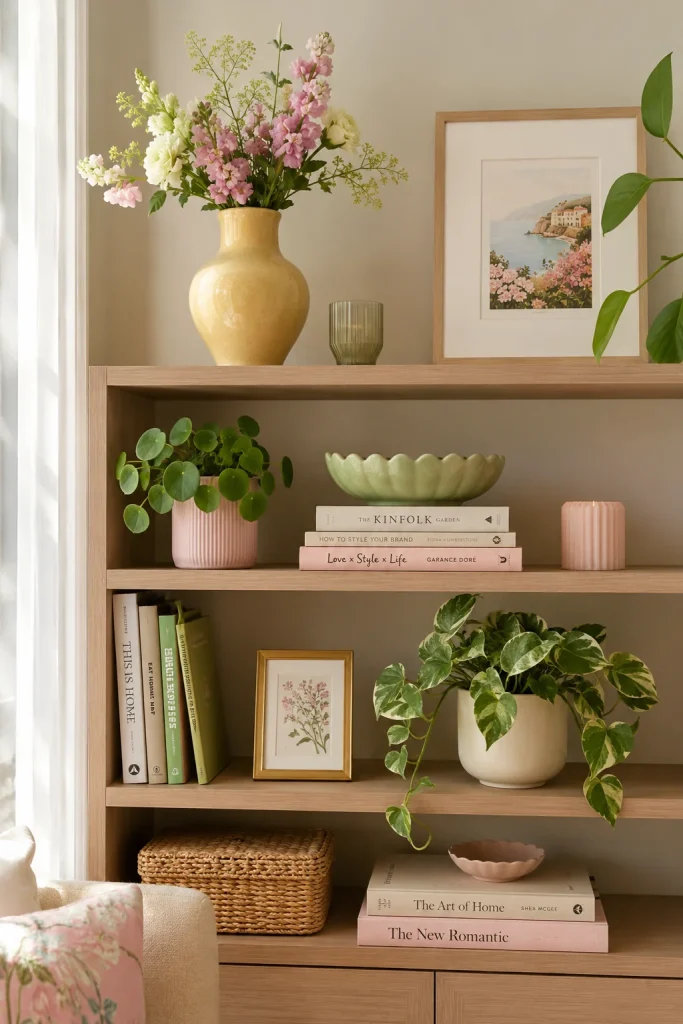 Bring In a Spring-Inspired Colour Palette with Small Accents