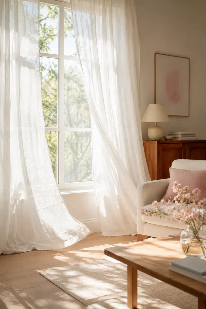 Use Light, Airy Curtains