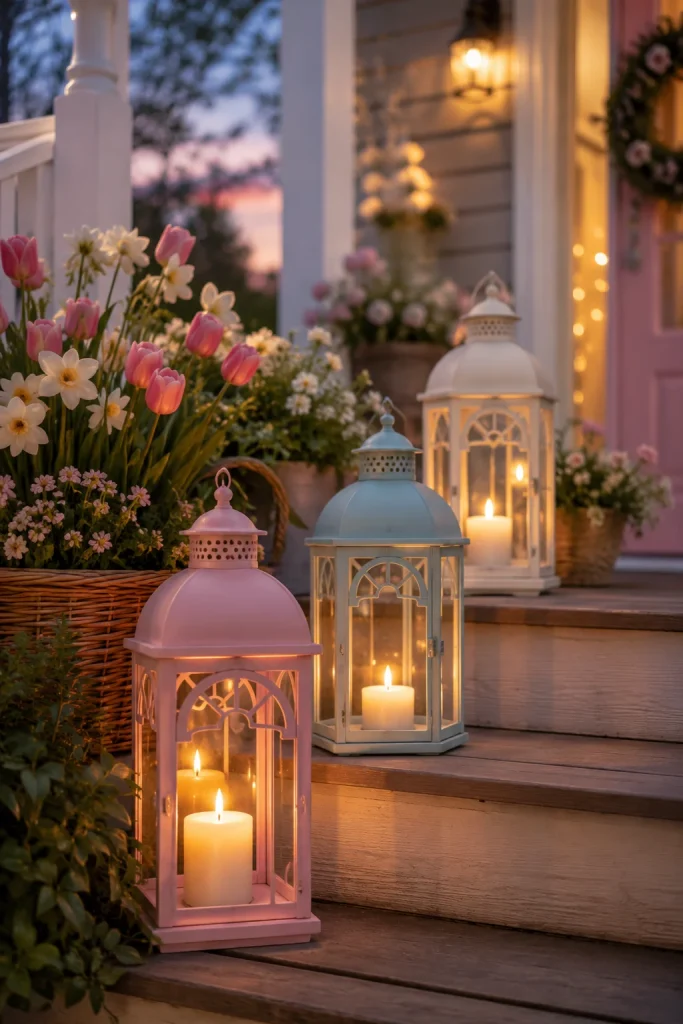 8. Pastel Lanterns for Evening Glow