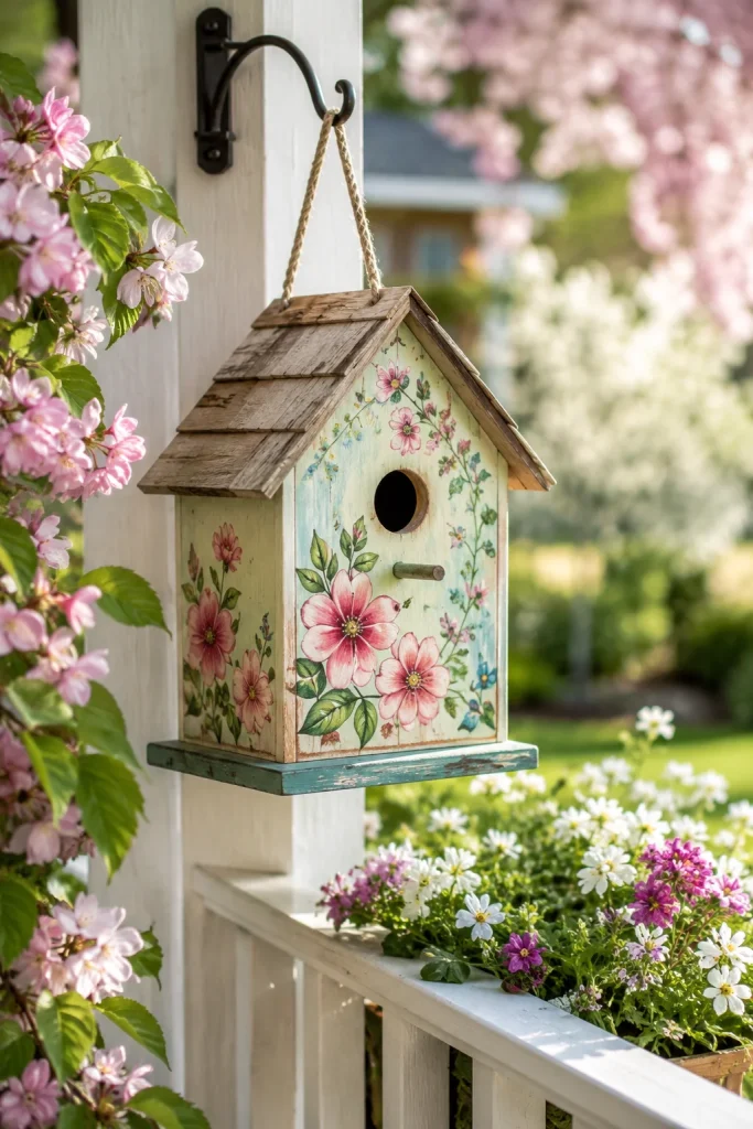 9. Birdhouse or Bird Feeder Accent